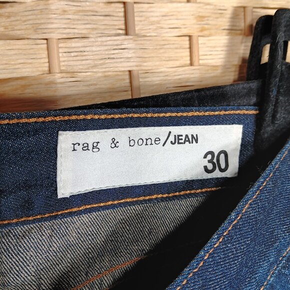 Rag and Bone Doris Dark Wash Cutoff Shorts 30 Mid-Rise - Picture 7 of 10